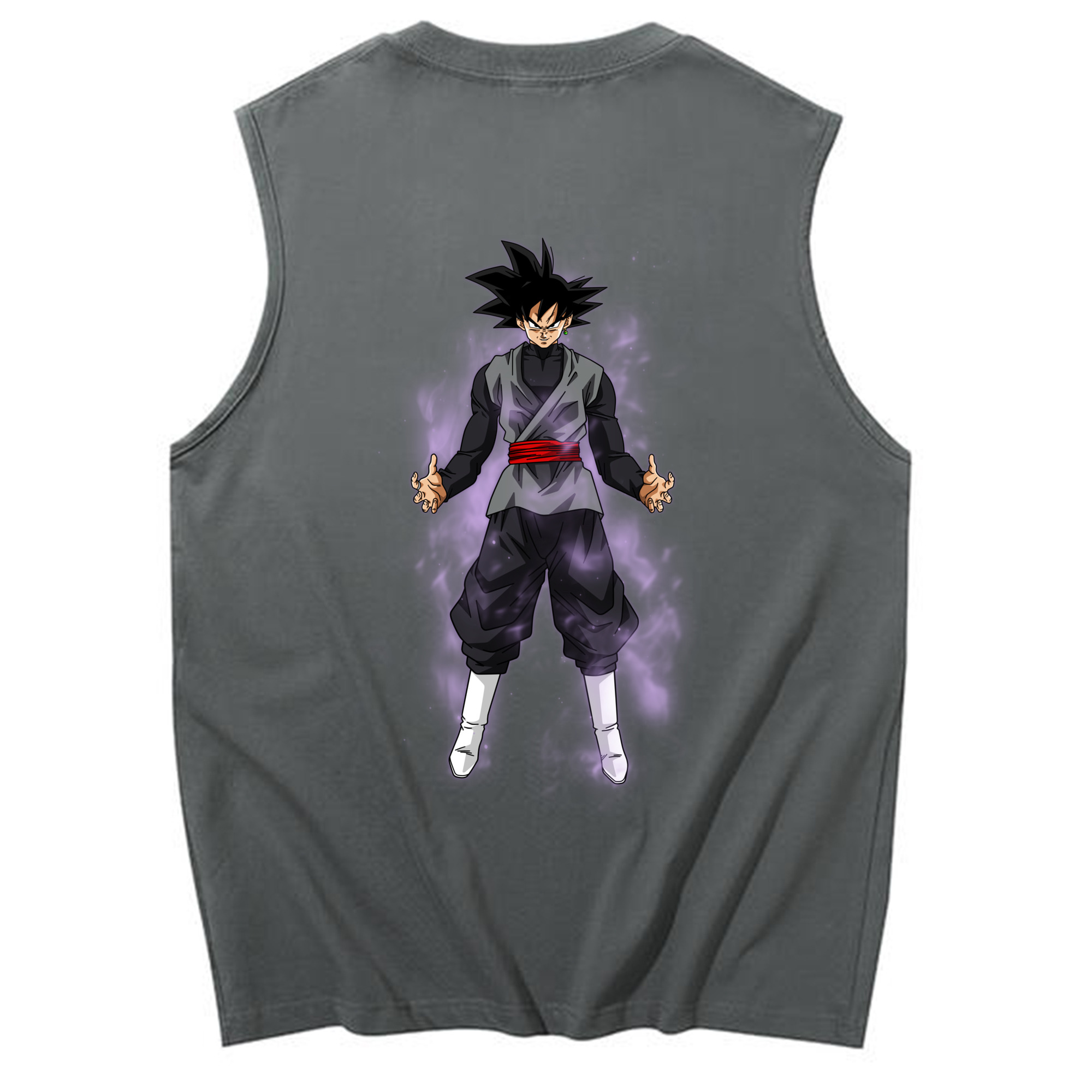 （画像用） ドラゴンボール ベジータ四世（Bejīta Yonsei）DRAGON BALL Vegeta IV コットン100％タンクトップ（背面プリント）
